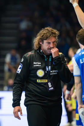 Sebastian Hinze, ThSV Eisenach, Coach (GER), ThSV Eisenach vs. TVB Stuttgart, Opel Handball Bundesliga 1, Handball, Matchday 7, 2026–2027 Season, 7:00 p.m., October 1, 2026, GER, ThSV Eisenach vs. TVB Stuttgart, 1st Opel Handball Bundesliga, Handball, Matchday 7, 2026–2027 season, 7:00 p.m., October 1, 2026, Eisenach Copyright: xMartinxHerbstx
