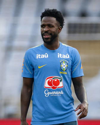 KOLKATA, INDIA - OCTOBER 2: Vinicius Junior of Brazil looks on during pre match trainning session a head of the India football friendly 2026 match between India and Brazil at the Vivekananda Yuba Bharati Krirangan (VYBK) Stadium in Kolkata, India on 2nd October, 2026 Copyright: xUnnatixNaidu SPPx Sportspressphoto_SPR243758