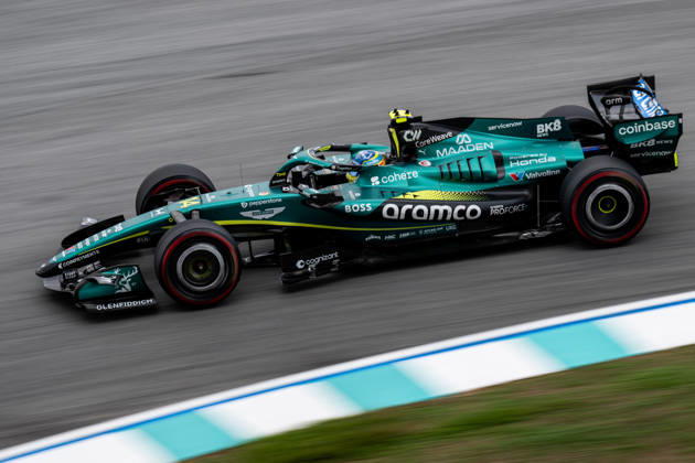 F1 - BAHRAIN GRAND PRIX IN MALAYSIA 2026 14 ALONSO Fernando (spa), Aston Martin F1 Team AMR26, action during the 2026 Formula 1 Bahrain Grand Prix in Malaysia, 16th round of the 2026 Formula One World Championship, WM, Weltmeisterschaft from October 2 to 4, 2026 on the Sepang International Circuit, in Sepang, Malaysia - SepangMalaysia  Copyright: xALBERTOxVIMERCATIx