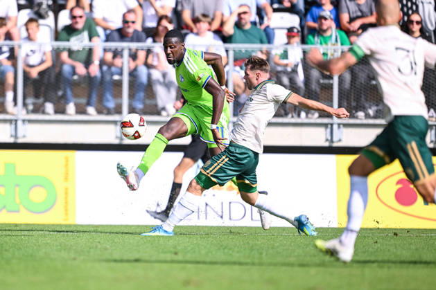 October 3, 2026, Soccer, 2026–2027 Season, Friendly Match, SC Austria Lustenau vs. FC Schalke 04, Bryan Lasme (FC Schalke 04), Niklas Pertlwieser (SC Austria Lustenau) xRHR PHOTO YYx Copyright: KROEGER RHR-FOTOx RHR-FOTO YY