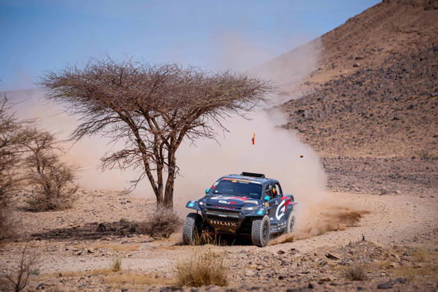 W2RC - RALLYE DU MAROC 2026 240 FERREIRA Joao (por), PALMEIRO Filipe (por), Toyota Hilux IMT Evo, Toyota Gazoo Racing SA, FIA W2RC, ULT T1+, action, 240 FERREIRA Joao (por), PALMEIRO Filipe (por), Toyota Hilux IMT Evo, Toyota Gazoo Racing SA, FIA W2RC, ULT T1+, action, during the Stage 5 of the Rallye du Maroc 2026, 4th round of the 2026 WR2C Championship from October 3, 2026 around Zagora, Morocco - AgadirMorocco Copyright: xFREDERICxLExFLOCxHx