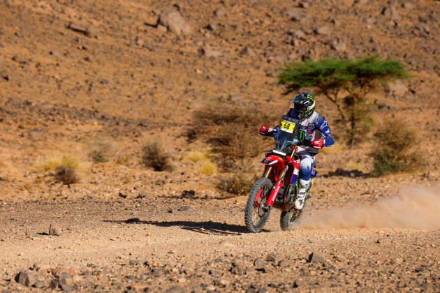 W2RC - RALLYE DU MAROC 2026 68 SCHAREINA Tosha (esp), Monster Energy Honda HRC, Honda CRF 450, FIM W2RC, Rally GP, action, during the Stage 5 of the Rallye du Maroc 2026, 4th round of the 2026 WR2C Championship from October 3, 2026 around Zagora, Morocco - AgadirMorocco  Copyright: xFREDERICxLExFLOCxHx