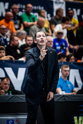BB 1BL Men s Syntainics MBC vs. Ratiopharm Ulm (Ty Harrelson) during the 2026–2027 season in the 1 EasyCredit Bundesliga on Matchday 4 between Syntainics MBC and Ratiopharm Ulm at the Stadthalle Weissenfels on October 3, 2026, in Weissenfels, Saxony-Anhalt, Germany