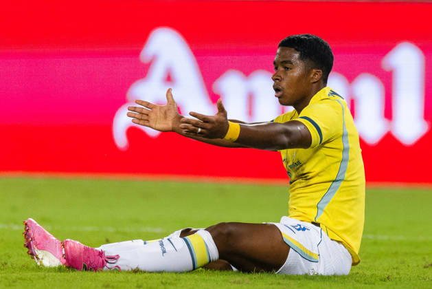 KOLKATA, INDIA - OCTOBER 3: Endrick Felipe Moreira de Sousa of Brazil reacts during friendly match between India and Brazil at the Vivekananda Yuba Bharati Krirangan (VYBK) Stadium in Kolkata, India on 3rd October, 2026 Copyright: xUnnatixNaidux Sportspressphoto_SPR245180