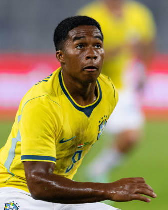 KOLKATA, INDIA - OCTOBER 3: Endrick Felipe Moreira de Sousa of Brazil looks on during friendly match between India and Brazil at the Vivekananda Yuba Bharati Krirangan (VYBK) Stadium in Kolkata, India on 3rd October, 2026 Copyright: xUnnatixNaidux Sportspressphoto_SPR245198