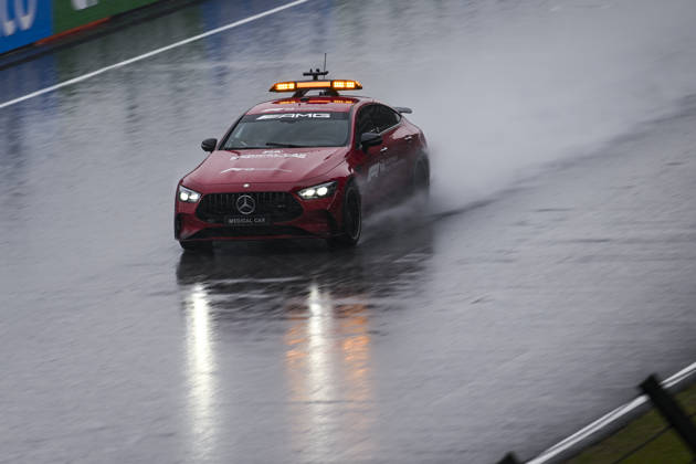 F1 - BAHRAIN GRAND PRIX IN MALAYSIA 2026 Medical car, trying wet condition during the 2026 Formula 1 Bahrain Grand Prix in Malaysia, 16th round of the 2026 Formula One World Championship, WM, Weltmeisterschaft from October 2 to 4, 2026 on the Sepang International Circuit, in Sepang, Malaysia - SepangMalaysia  Copyright: xALBERTOxVIMERCATIx