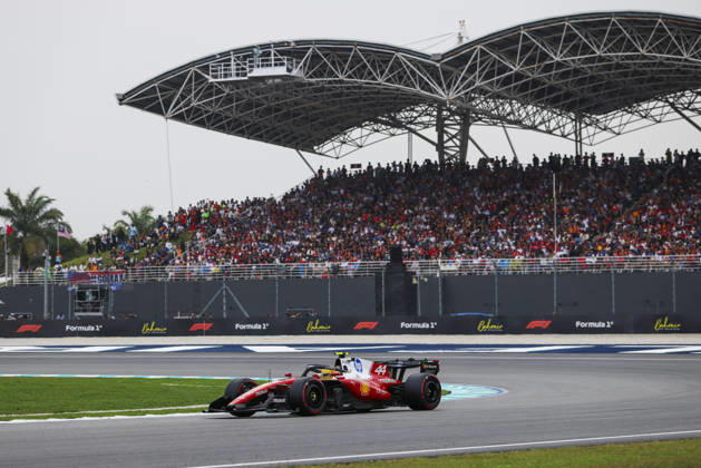 F1 - BAHRAIN GRAND PRIX IN MALAYSIA 2026 44 HAMILTON Lewis (gbr), Scuderia Ferrari SF-26, action during the 2026 Formula 1 Bahrain Grand Prix in Malaysia, 16th round of the 2026 Formula One World Championship, WM, Weltmeisterschaft from October 2 to 4, 2026 on the Sepang International Circuit, in Sepang, Malaysia - SepangMalaysia  Copyright: xANTONINxVINCENTx