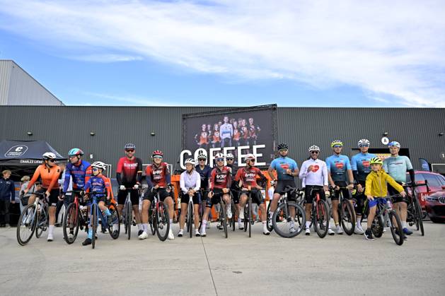 Cycling and Coffee - Lotto Intermarche - Charles Liegeois THIMISTER, BELGIUM - OCTOBER 04 : Illustration picture during the Cycling and Coffee - Lotto Intermarche - Charles Liegeois Fan Day on October 4, 2026 in Thimister, Belgium, 04 10 2026 ( Thimister Belgium  Copyright: xSesx