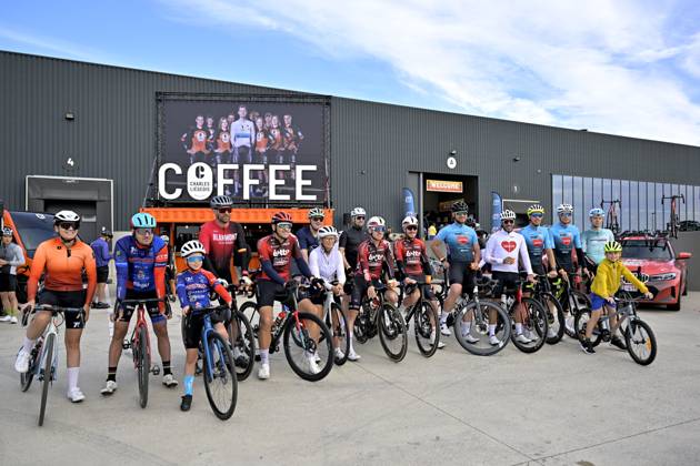 Cycling and Coffee - Lotto Intermarche - Charles Liegeois THIMISTER, BELGIUM - OCTOBER 04 : Illustration picture during the Cycling and Coffee - Lotto Intermarche - Charles Liegeois Fan Day on October 4, 2026 in Thimister, Belgium, 04 10 2026 ( Thimister Belgium  Copyright: xSesx