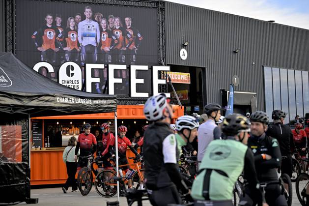 Cycling and Coffee - Lotto Intermarche - Charles Liegeois THIMISTER, BELGIUM - OCTOBER 04 : Illustration picture during the Cycling and Coffee - Lotto Intermarche - Charles Liegeois Fan Day on October 4, 2026 in Thimister, Belgium, 04 10 2026 ( Thimister Belgium  Copyright: xSesx