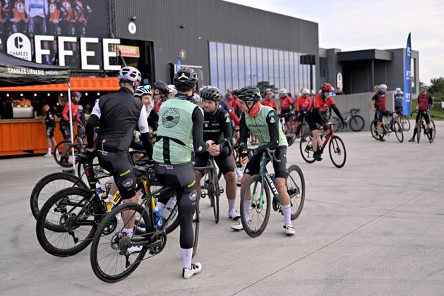 Cycling and Coffee - Lotto Intermarche - Charles Liegeois THIMISTER, BELGIUM - OCTOBER 04 : Illustration picture during the Cycling and Coffee - Lotto Intermarche - Charles Liegeois Fan Day on October 4, 2026 in Thimister, Belgium, 04 10 2026 ( Thimister Belgium  Copyright: xSesx