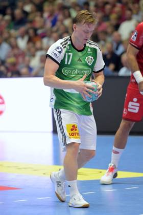 August Pedersen TSV Hannover Burgdorf 17, GER, MT Melsungen vs. TSV Hannover Burgdorf, Handball, 1st Bundesliga, Matchday 7, 2026–2027 Season, October 3, 2026, GER, MT Melsungen vs. Hannover Burgdorf, Handball, 1st Bundesliga, Matchday 7, 2026–2027 Season, October 3, 2026, Kassel Copyright: xEibner-Pressefotox xRolandxSippelx EP_RSL