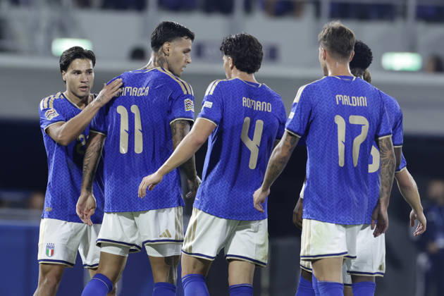 UEFA Nations League football match Italy vs Turkey during UEFA Nations League football match (League A, Group A1) between Italy vs Turkey at the Renato Dall Ara stadium in Bologna on October 05, 2026. _BPH2791 Copyright: xAntonioxBalascox
