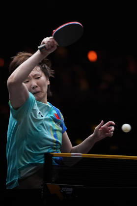 (261006) -- BEIJING, Oct. 6, 2026 -- Wang Manyu of China hits a return during the women s singles round of 32 match against Manika Batra of India at 2025 World Table tennis, Tischtennis (WTT) China Smash in Beijing, China, Oct. 6, 2026. ) (SP)CHINA-BEIJING-TABLE TENNIS-WTT-CHINA SMASH-WOMEN S SINGLES (CN) XiexHan