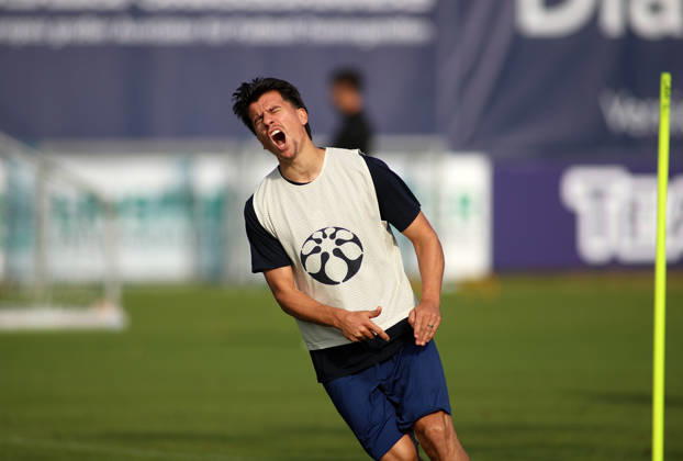Soccer, Men s, Bavarian Regional League, 2026–2027 Season, TSV 1860 Munich, Practice, Grünwalder Strasse 114, Tunay Deniz, TSV 1860 Munich, screaming, mouth open after a missed scoring opportunity, emotion, scream