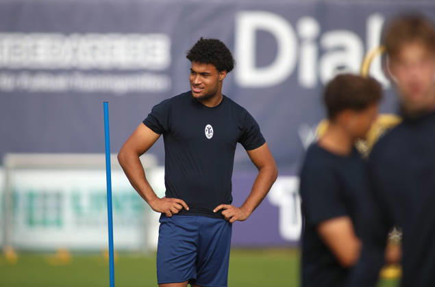 Soccer, Men s, Bavarian Regional League, 2026–2027 Season, TSV 1860 Munich, Practice, Grünwalder Strasse 114, Arian Ortivero Calderon, TSV 1860 Munich, standing on the field looking to the right, turning around