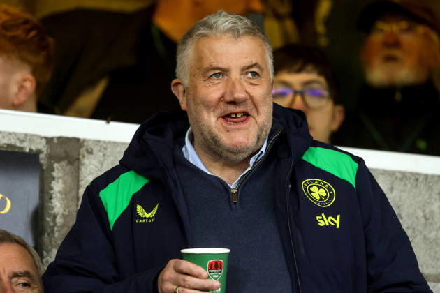2027 UEFA Under 21 European Qualifier, Munster FA Turner s Cross, Cork 6 10 2026 Republic of Ireland vs England FAI President Paul Cooke Paul Cooke 6 10 2026  Copyright: xx AC019993