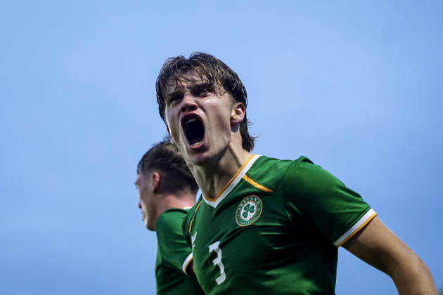 2027 UEFA Under 21 European Qualifier, Munster FA Turner s Cross, Cork 6 10 2026 Republic of Ireland vs England Ireland s Conor McManus celebrates after he scores his sides 2nd goal of the match Conor McManus celebrates after he scores his sides 2nd goal of the match 6 10 2026 Copyright: xx NE1L0293