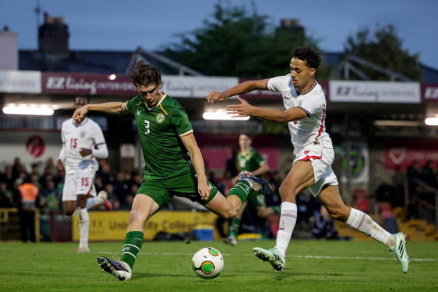 2027 UEFA Under 21 European Qualifier, Munster FA Turner s Cross, Cork 6 10 2026 Republic of Ireland vs England Ireland s Conor McManus scores his sides 2nd goal of the match Conor McManus scores his sides 2nd goal of the match 6 10 2026 Copyright: xx NE1L0066