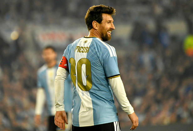Fußball, Länderspiel, Argentinien - Benin, Verabschiedung von Lionel Messi