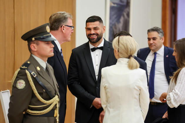 Croatian President Zoran Milanovic Presents Order of Duke Trpimir to Boxer Filip Hrgovic Croatian President Zoran Milanovic presents boxer Filip Hrgovic with the Order of Duke Trpimir with Ribbon and Star during a ceremony at the Office of the President of the Republic of Croatia in Zagreb, Croatia on October 7, 2026. MatijaxHabljak PIXSELL