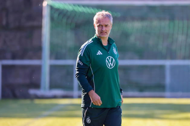 Eppelheim, Germany, October 7, 2026 German Women s National Soccer Team Training Friendly Match: Germany vs. Australia Pictured: National Team Coach Christian Wück (Wueck), Germany Copyright: HMBxMedia MadeleinexFantini