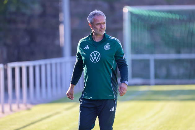 Eppelheim, Germany, October 7, 2026 German Women s National Soccer Team Training Friendly Match: Germany vs. Australia Pictured: National Team Coach Christian Wück (Wueck), Germany Copyright: HMBxMedia MadeleinexFantini