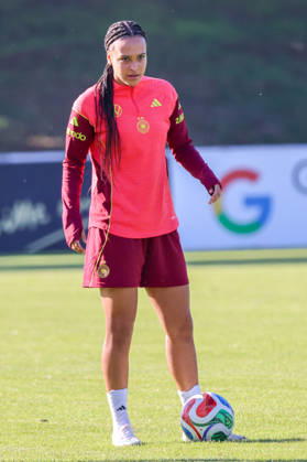 Eppelheim, Germany, October 7, 2026 German Women s National Soccer Team Training Friendly Match: Germany vs. Australia Pictured: Lisa Baum, Germany Copyright: HMBxMedia MadeleinexFantini