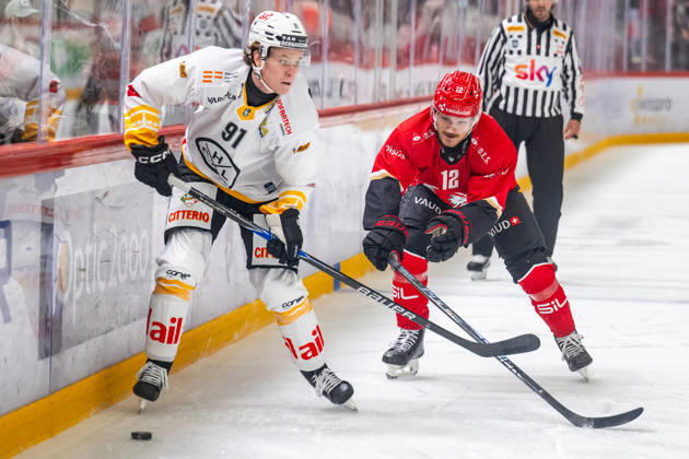Eishockey, Schweiz, Lausanne HC - HC Lugano