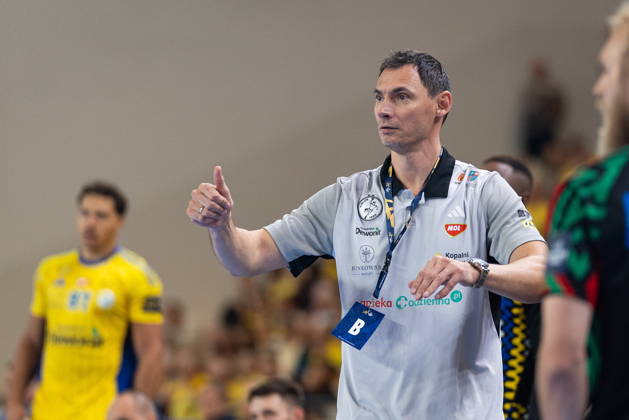 KIELCE, POLAND - OCTOBER 7: Krzysztof Lijewski during the EHF Champions League Group F match between Industria Kielce nad SC Magdeburg at Hala Legionow on October 2, 2026 in Kielce, Poland --- Pilka reczna. EHF Liga Mistrzow. Industria Kielce - SC Magdeburg. (Photo by Igor Jakubowski Arena Akcji) NEWSPIX.PL --- newspix.pl