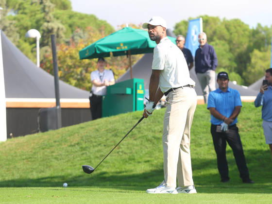 ESP Mutua Madrid Open Ashley Cole, former Chelsea FC player, during his participation in the Spanish Open Pro-Am, held at the Villa de Madrid Country Club on October 7, 2026, in Madrid, Spain Madrid Spain Copyright: xALBERTOxSIMONx AgenciaxLOFx