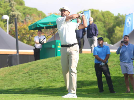 ESP Mutua Madrid Open Ashley Cole, former Chelsea FC player, during his participation in the Spanish Open Pro-Am, held at the Villa de Madrid Country Club on October 7, 2026, in Madrid, Spain Madrid Spain Copyright: xALBERTOxSIMONx AgenciaxLOFx