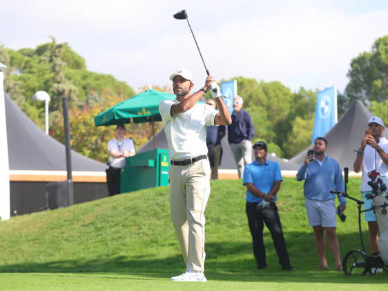 ESP Mutua Madrid Open Ashley Cole, former Chelsea FC player, during his participation in the Spanish Open Pro-Am, held at the Villa de Madrid Country Club on October 7, 2026, in Madrid, Spain Madrid Spain Copyright: xALBERTOxSIMONx AgenciaxLOFx