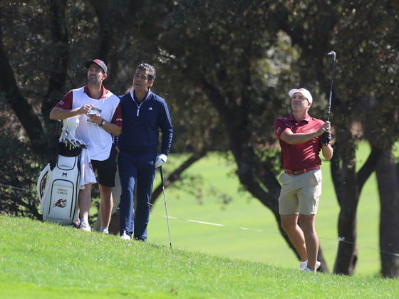 ESP Mutua Madrid Open Tennis Tournament: Sergio Garcia, during his participation in the Spanish Open Pro-Am, held at the Villa de Madrid Country Club on October 7, 2026, in Madrid, Spain Madrid, Spain Copyright: xALBERTOxSIMONx AgenciaxLOFx
