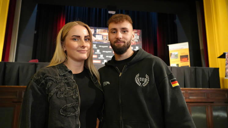 July 10, 2026, Aschersleben, Bestehornhaus, Boxing, Girlfriend Juliane, Julian Vogel, SES