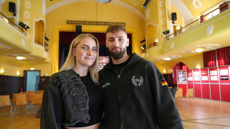 July 10, 2026, Aschersleben, Bestehornhaus, Boxing, Girlfriend Juliane, Julian Vogel, SES