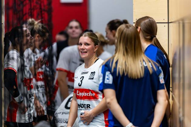 October 7, 2026, GER, Handball, Women, 2026–2027 Season, Alsco 1 Bl, Matchday 5, Thüringer HC vs. HSG Blomberg Lippe, Laura Rueffieux, HSG Blomberg Lippe, 99947 Bad Langensalza, Salza, Mehrz Sports Hall, Thuringia, Germany