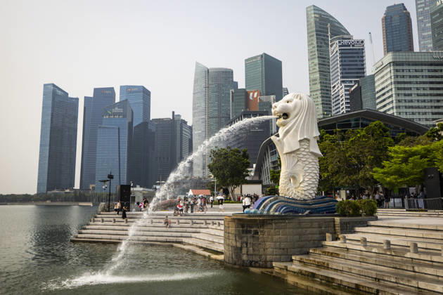 F1 - SINGAPORE GRAND PRIX 2026 Merlion, the official mascot of Singapore, ambiance during the 2026 Formula 1 Singapore Grand Prix, 17th round of the 2026 Formula One World Championship, WM, Weltmeisterschaft from October 9 to 11, 2026 on the Marina Bay Street Circuit, in Singapore, Singapore - SingaporeSingapore Copyright: xJulienxDelfossex