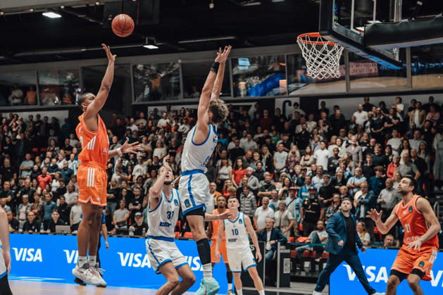 Game Day 2 of the Basketball Eurocup: Niners Chemnitz vs. Klaipedos Neptunas, October 7, 2026, starting at 7:00 p.m., Chemnitz, Chemnitz Arena. Pictured: No. 22 Nighaeal Ceaser. Eurocup Basketball Matchday 2: Niners Chemnitz vs. Klaipedos Neptunas. Chemnitz, Saxony, Germany Copyright: xEHLxMedia MichelxKöhlerx 20262709-Niners-Chemnitz-Klaipeda-Neptunas-106