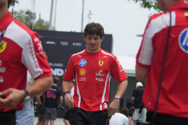 October 8, 2026, Singapore, Singapore: Charles Leclerc (MCO) (Scuderia Ferrari HP) in the paddock of the Formula 1 Singapore Grand Prix 2026 at the Marina Bay Street Circuit. F1 2026: (Paddock) Singapore Grand Prix In Singapore, Singapore - 08 Oct 2026 - ZUMAs197 20261008_aaa_s197_003 Copyright: xLucaxMartinix