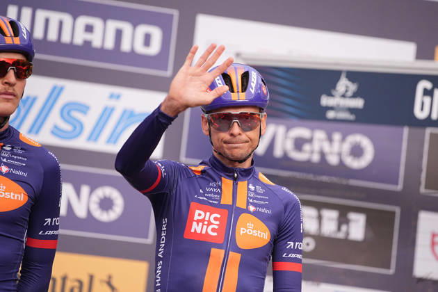 France s Warren Barguil of Team Picnic PostNL during the 110th edition of the Gran Piemonte 2026 a 185 km one day race from Asti to Bra on October 08, 2026, Italy.  Copyright: xMarcoxAlpozzi LaPressex