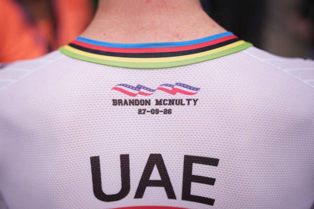 USA s Brandon McNulty of UAE Team Emirates XRG during the 110th edition of the Gran Piemonte 2026 a 185 km one day race from Asti to Bra on October 08, 2026, Italy.  Copyright: xMarcoxAlpozzi LaPressex