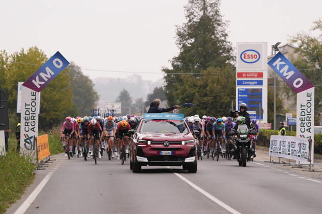 Start the race Km 0 during the 110th edition of the Gran Piemonte 2026 a 185 km one day race from Asti to Bra on October 08, 2026, Italy.  Copyright: xFabioxFerrari LaPressex