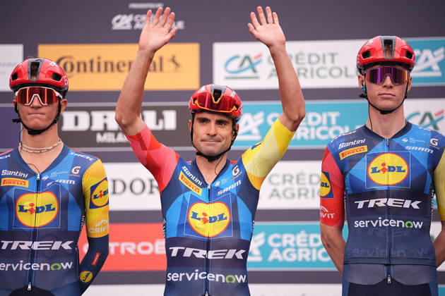 Last race for Italy s Jacopo Mosca of Lidl-Trek during the 110th edition of the Gran Piemonte 2026 a 185 km one day race from Asti to Bra on October 08, 2026, Italy.  Copyright: xMarcoxAlpozzi LaPressex