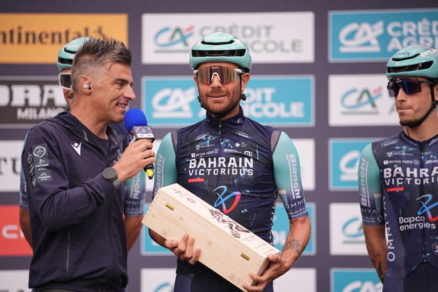 Last race for Italy s Damiano Caruso of Bahrain Victorious during the 110th edition of the Gran Piemonte 2026 a 185 km one day race from Asti to Bra on October 08, 2026, Italy. Copyright: xMarcoxAlpozzi LaPressex