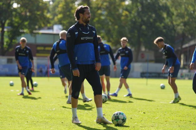 German Soccer, Training Session, 3rd Division, 2026–2027 Season, NVB Campus B, Hänsch Arena Field, SV Meppen, Thursday, October 8, 2026, Morning Training: Ersin Zehir, SV Meppen—No. 6 Can t Believe It Copyright: xLennxLübbersx