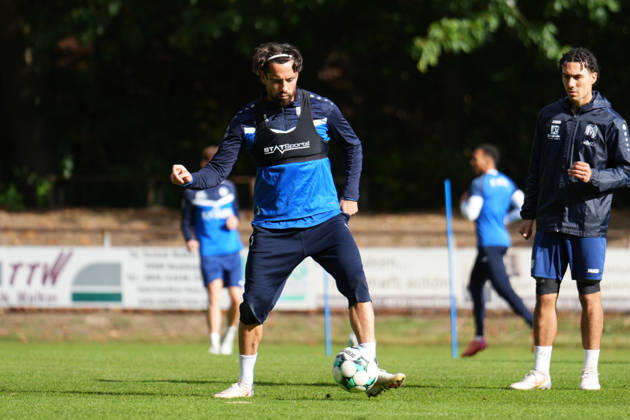 German Soccer, Training Session, 3rd Division, 2026–2027 Season, NVB Campus B, Hänsch Arena Field, SV Meppen, Thursday, October 8, 2026, Morning Training Session with Ersin Zehir, SV Meppen, 6 Copyright: xLennxLübbersx