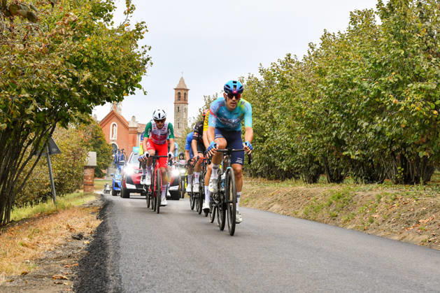 IPA89429652 - The leading group during Il Gran Piemonte 2026, a Road cycling, Rad, Radsport, Strasse race in Aqui Terme, Italy, on October 8, 2026  Copyright: xDavidexVaninetti IPAxSportx xx IPA89429652