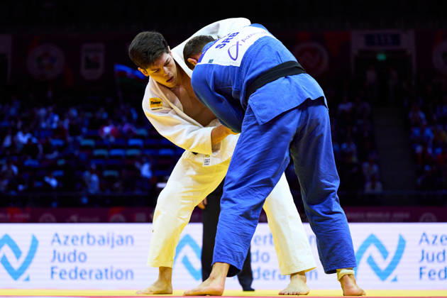 Sanshiro Murao (JPN), OCTOBER 8, 2026 -Judo : World Judo Championships BAKU2026 Mens -90kgQuarter-final match at National Gymnastics Arena in Baku, Azerbaijan. aflo_354298639 KenxAsakurax