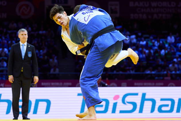 Sanshiro Murao (JPN), OCTOBER 8, 2026 -Judo : World Judo Championships BAKU2026 Mens -90kgQuarter-final match at National Gymnastics Arena in Baku, Azerbaijan. aflo_354298647 KenxAsakurax